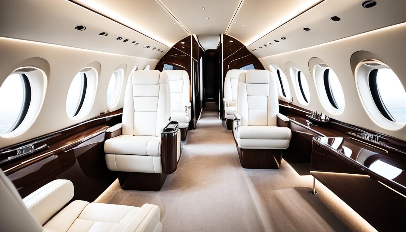 private jet cabin